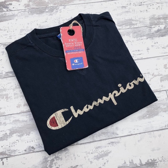 Champion navy tee shirt - Picture 2 of 3